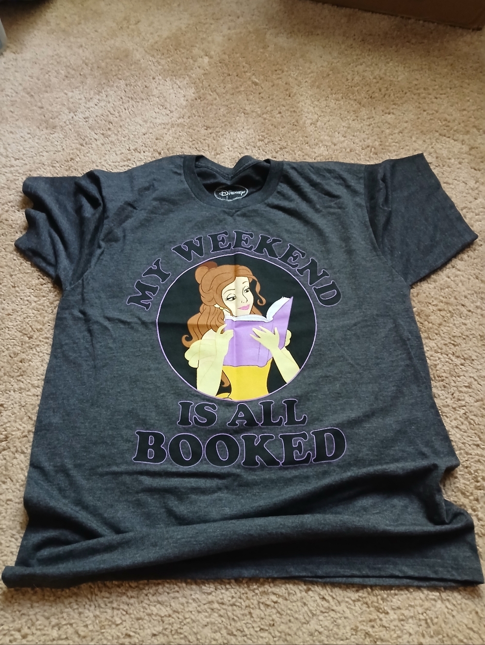 Disney Belle My Weekend Is All Booked Graphic Tee